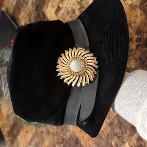 1930's vintage velvet hat